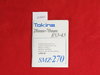 Gebrauchte Bedienungsanleitung Typ: Tokina 28mm-70mm/3,5-4,5 SMZ-270 in Deutsch und weitere Sprachen